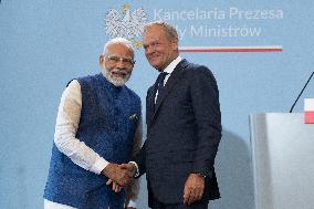 Narendra Modi Visits Warsaw