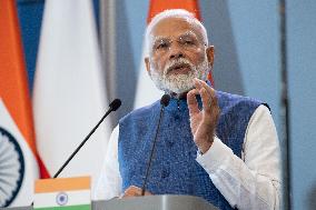 Narendra Modi Visits Warsaw