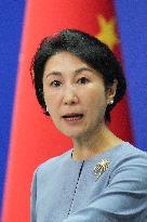 Chinese Foreign Ministry spokeswoman