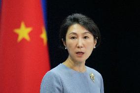 Chinese Foreign Ministry spokeswoman