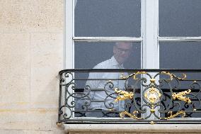 President Macron Meets NFP Party Leaders - Paris