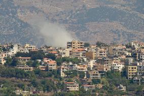 IDF Strikes Hezbollah Targets - Lebanon