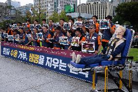 Protest Against The Refusal To Admit Emergency Patients In Seoul