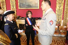 Rachida Dati At The Commemoration Of The Liberation Of Paris - Paris