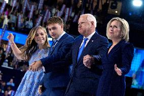 DNC Tim Walz family - Chicago