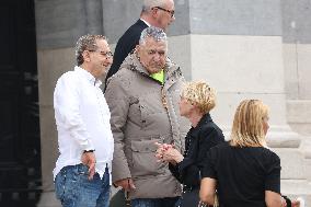 Funeral Of Patrice Laffont At The Pere Lachaise Cemetery