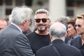 Funeral Of Patrice Laffont At The Pere Lachaise Cemetery