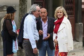 Funeral Of Patrice Laffont At The Pere Lachaise Cemetery