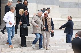 Funeral Of Patrice Laffont At The Pere Lachaise Cemetery