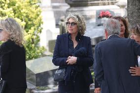 Funeral Of Patrice Laffont At The Pere Lachaise Cemetery