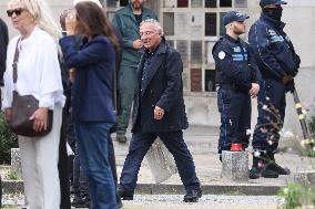 Funeral Of Patrice Laffont At The Pere Lachaise Cemetery