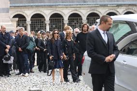 Funeral Of Patrice Laffont At The Pere Lachaise Cemetery