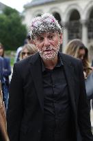 Funeral Of Patrice Laffont At The Pere Lachaise Cemetery