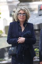 Funeral Of Patrice Laffont At The Pere Lachaise Cemetery