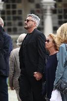 Funeral Of Patrice Laffont At The Pere Lachaise Cemetery