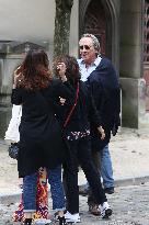 Funeral Of Patrice Laffont At The Pere Lachaise Cemetery