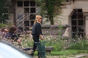 Funeral Of Patrice Laffont At The Pere Lachaise Cemetery