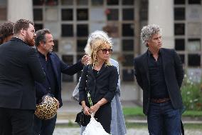 Funeral Of Patrice Laffont At The Pere Lachaise Cemetery