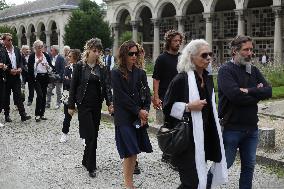 Funeral Of Patrice Laffont At The Pere Lachaise Cemetery