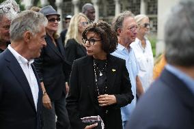 Funeral Of Patrice Laffont At The Pere Lachaise Cemetery