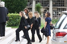 Funeral Of Patrice Laffont At The Pere Lachaise Cemetery