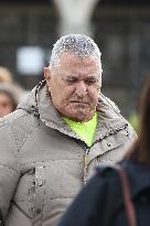 Funeral Of Patrice Laffont At The Pere Lachaise Cemetery