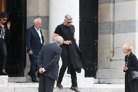 Funeral Of Patrice Laffont At The Pere Lachaise Cemetery