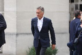 Funeral Of Patrice Laffont At The Pere Lachaise Cemetery