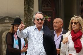 Funeral Of Patrice Laffont At The Pere Lachaise Cemetery