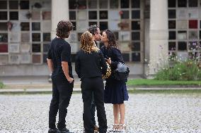 Funeral Of Patrice Laffont At The Pere Lachaise Cemetery