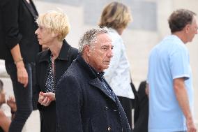 Funeral Of Patrice Laffont At The Pere Lachaise Cemetery