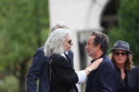 Funeral Of Patrice Laffont At The Pere Lachaise Cemetery