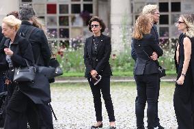 Funeral Of Patrice Laffont At The Pere Lachaise Cemetery