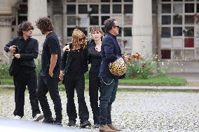 Funeral Of Patrice Laffont At The Pere Lachaise Cemetery