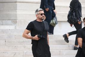 Funeral Of Patrice Laffont At The Pere Lachaise Cemetery