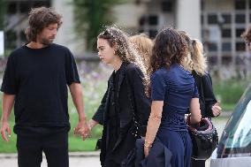 Funeral Of Patrice Laffont At The Pere Lachaise Cemetery