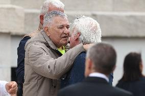 Funeral Of Patrice Laffont At The Pere Lachaise Cemetery