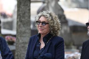 Funeral Of Patrice Laffont At The Pere Lachaise Cemetery