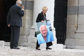 Funeral Of Patrice Laffont At The Pere Lachaise Cemetery