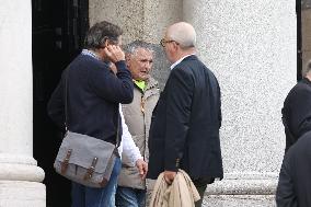 Funeral Of Patrice Laffont At The Pere Lachaise Cemetery