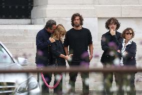 Funeral Of Patrice Laffont At The Pere Lachaise Cemetery