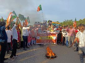 BJP Protest Kolkata RG Kar Medical Collge