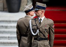 Prime Minister Of The Republic Of India Narendra Modi In Warsaw