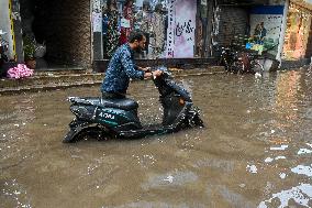 Waterlogging In India.