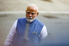 Prime Minister Of The Republic Of India Narendra Modi In Warsaw