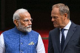 India PM Modi Starts Historic Trip To Poland And Ukraine