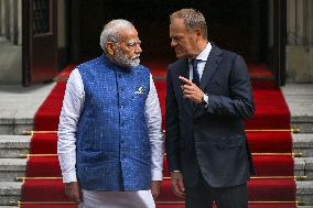 India PM Modi Starts Historic Trip To Poland And Ukraine