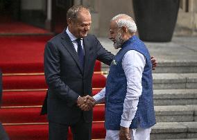 India PM Modi Starts Historic Trip To Poland And Ukraine