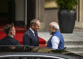 India PM Modi Starts Historic Trip To Poland And Ukraine