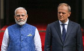 India PM Modi Starts Historic Trip To Poland And Ukraine